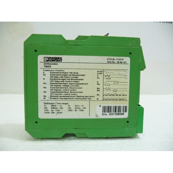 Zeitbaustein Timer Relay, ETD-SL-1T-DTF, Phonix Contact GmbH